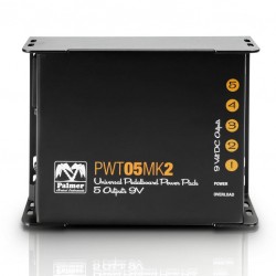 Palmer PWT 05 MK2 Universal Pedalboard Power Supply 5 Outputs